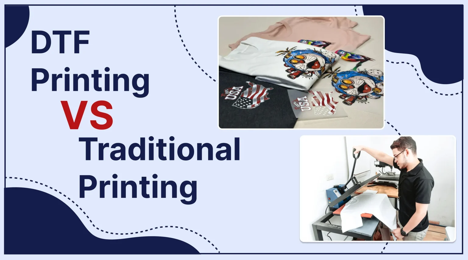 DTF Transfers vs Traditional Printing: The Ultimate Comparison